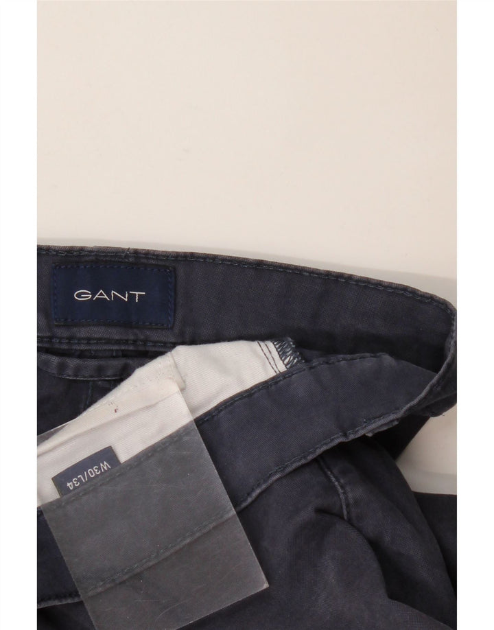 Ανδρικό παντελόνι Gant Slim Casual W30 L34 Navy Blue