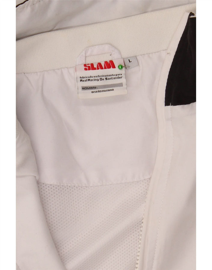 Ανδρική φόρμα Slam Graphic Top Jacket Large White Colourblock Polyester