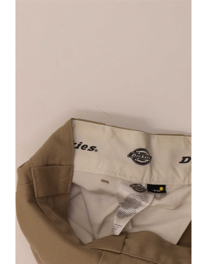 Dickies Γυναικείο ίσιο παντελόνι Chino W26 L27 Μπεζ πολυεστέρας