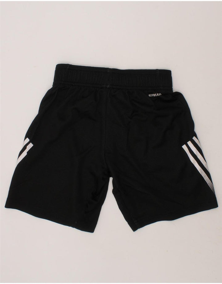 ADIDAS Boys Sport Shorts 9-10 Years  Black Polyester Vintage Adidas and Second-Hand Adidas from Messina Hembry 