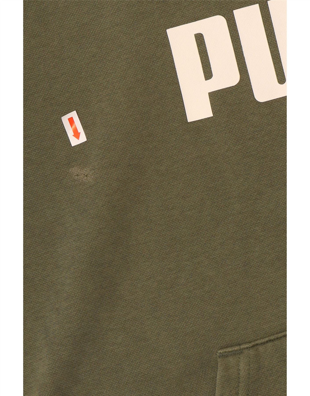 Ανδρικό γραφικό κουκούλα Puma, μεσαίο χακί βαμβάκι