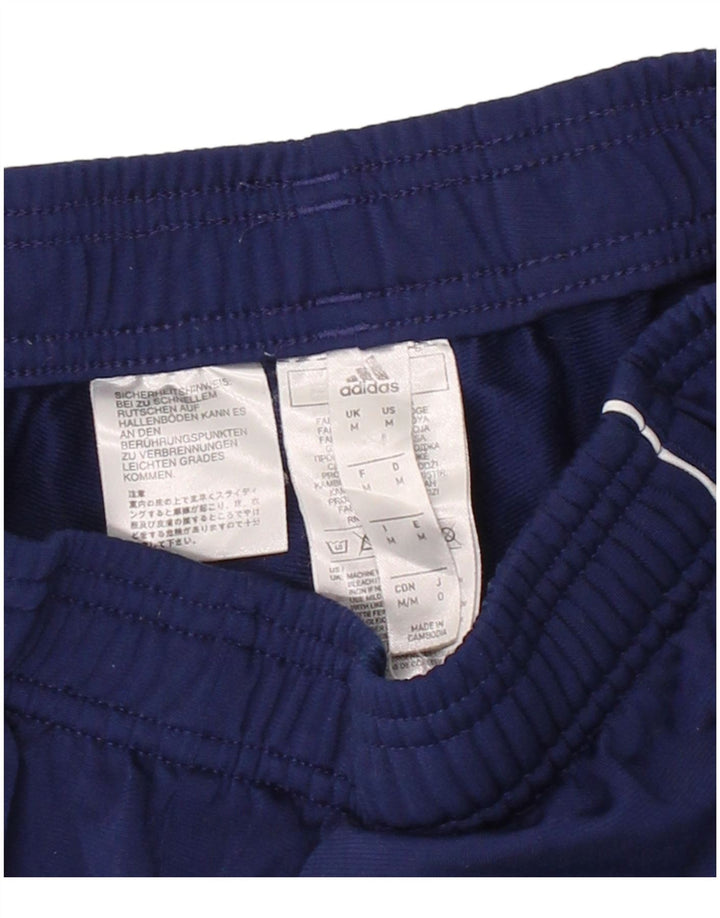 ADIDAS Mens Tracksuit Trousers Joggers Medium  Navy Blue Polyester