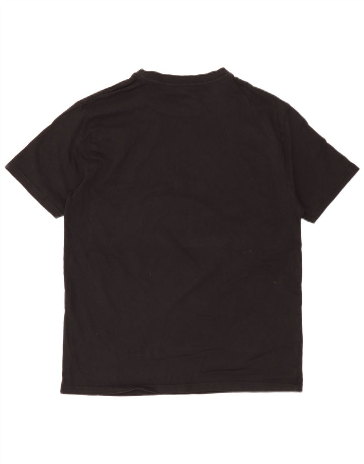 Ανδρικό γραφικό T-Shirt Hurley Top Μεσαίο μαύρο βαμβακερό