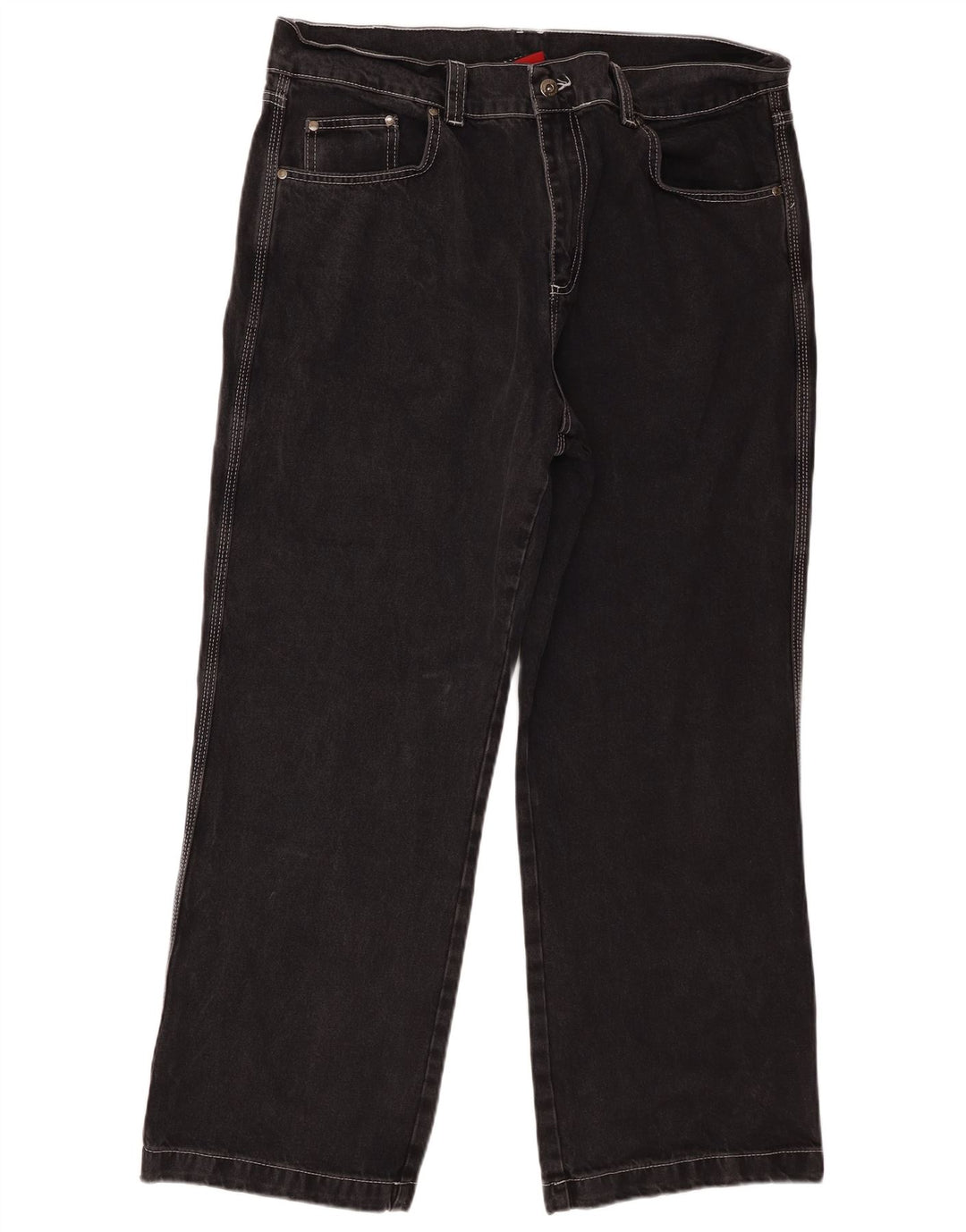 Kickers Ανδρικό τζιν ίσιο W36 L28 Μαύρο βαμβακερό