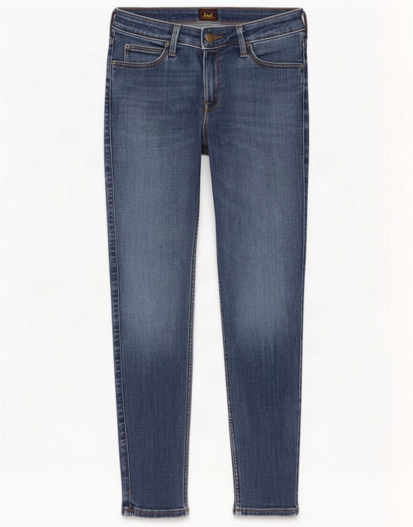 Lee Womens Scarlett Skinny Jeans W29 L31 Blue Cotton