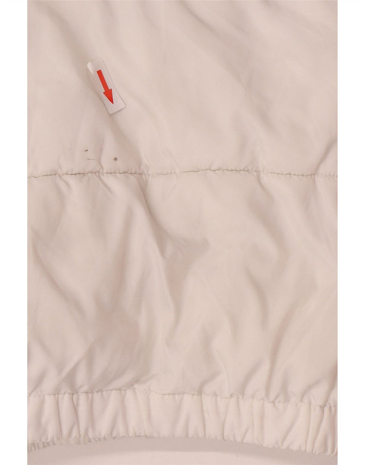 Kappa Ανδρικό μπουφάν UK 40 Large White Colourblock Polyester