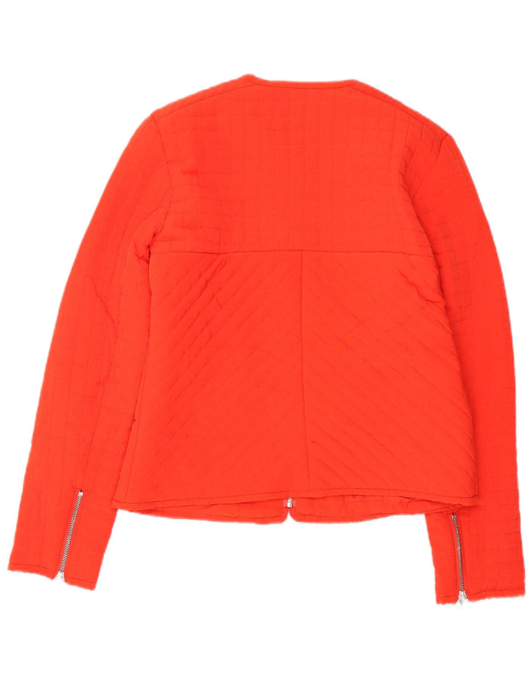 Zara Γυναικείο Μπουφάν Trafaluc Quilted UK 14 Medium Orange Polyester