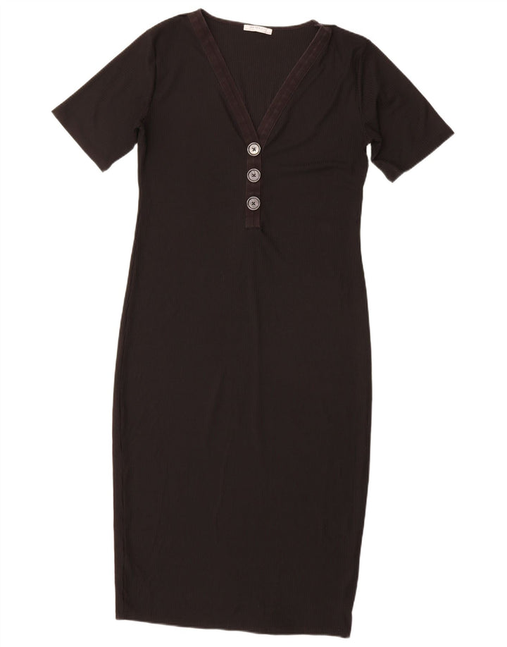 Zara Γυναικείο φόρεμα Trafaluc UK 14 Large Black Polyester