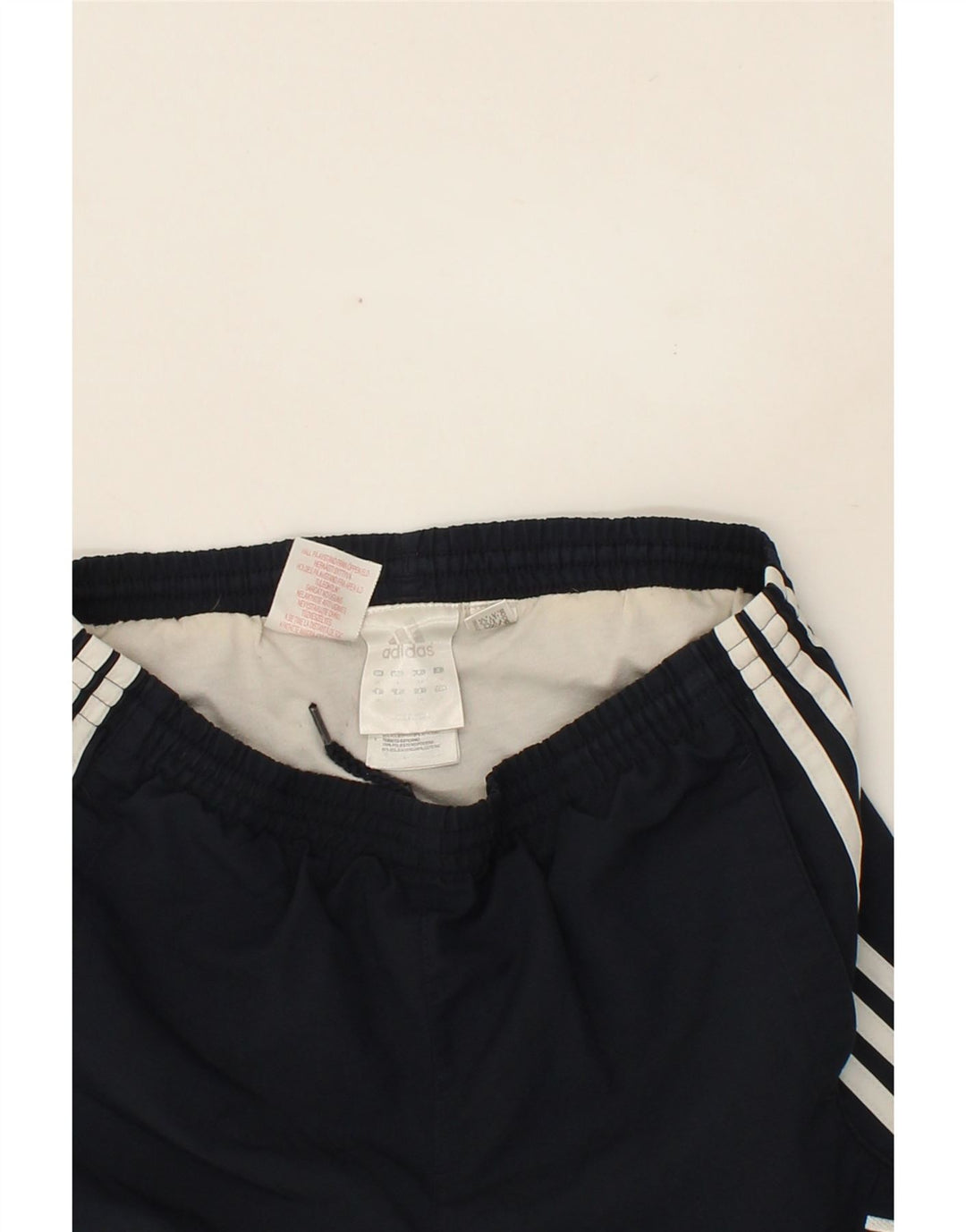 ADIDAS Boys Sport Shorts 9-10 Years Navy Blue Polyester Vintage Adidas and Second-Hand Adidas from Messina Hembry 