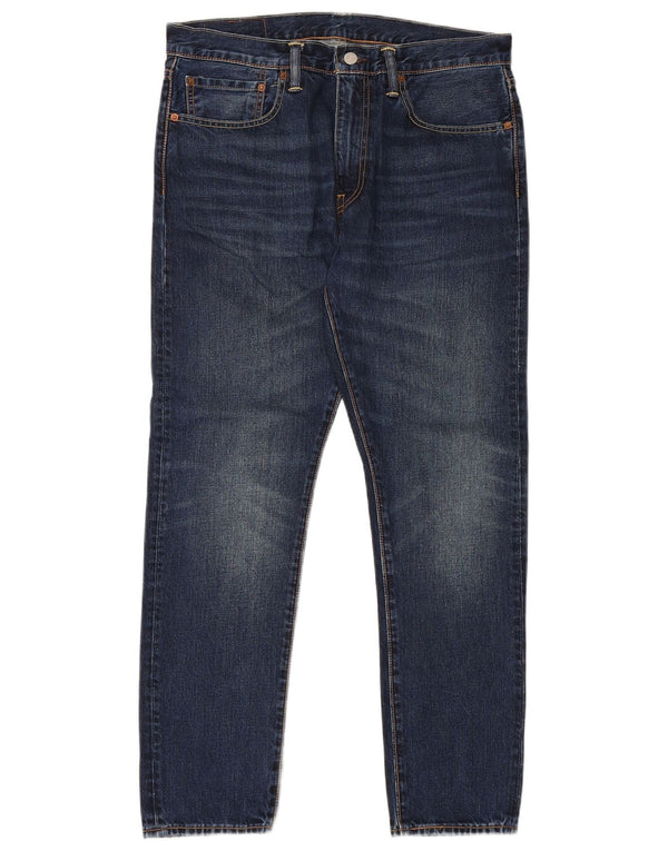 Levi's Mens 512 Slim Tapered Jeans W34 L30 Navy Blue Cotton
