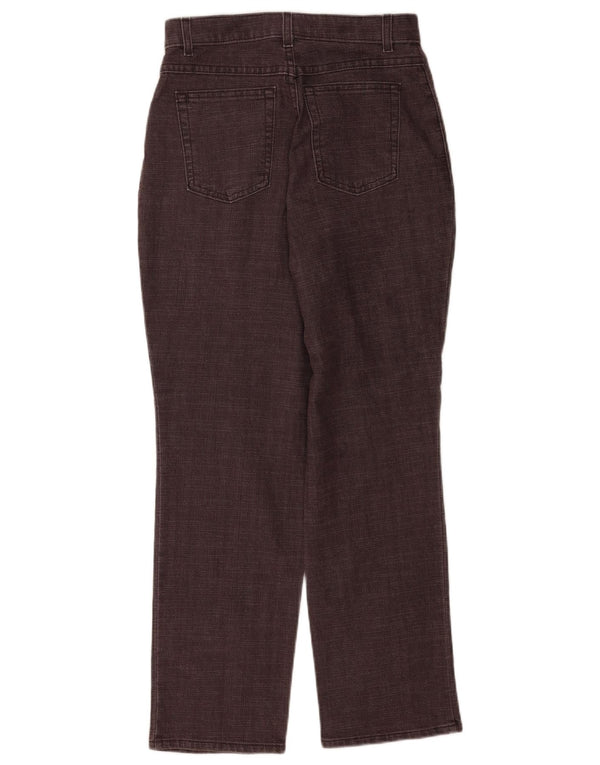 Marks & Spencer Γυναικεία Tapered Jeans UK 10 Small W28 L28 Purple Cotton