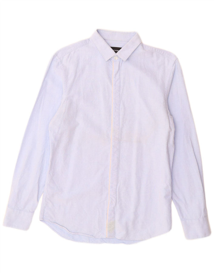 EMPORIO ARMANI Ανδρικό πουκάμισο Μέγεθος 39 15 1/2 Medium Blue