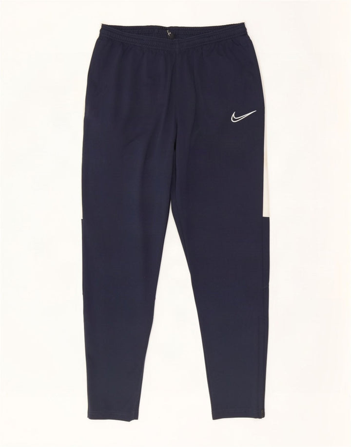 Ανδρικό παντελόνι αθλητικής φόρμας Nike Dri Fit, μεσαίο μπλε ναυτικό, πολυεστέρας