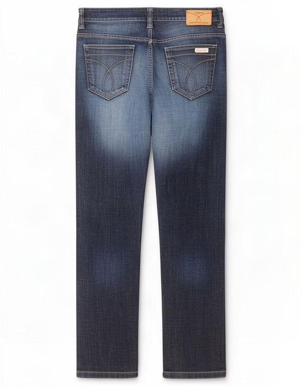 Ανδρικό Calvin Klein Distressed Slim Jeans W34 L34 Navy Blue