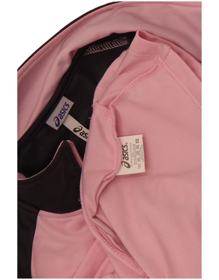 Γυναικεία αθλητική φόρμα Asics Top Jacket UK 18 XL Pink Colourblock Polyester
