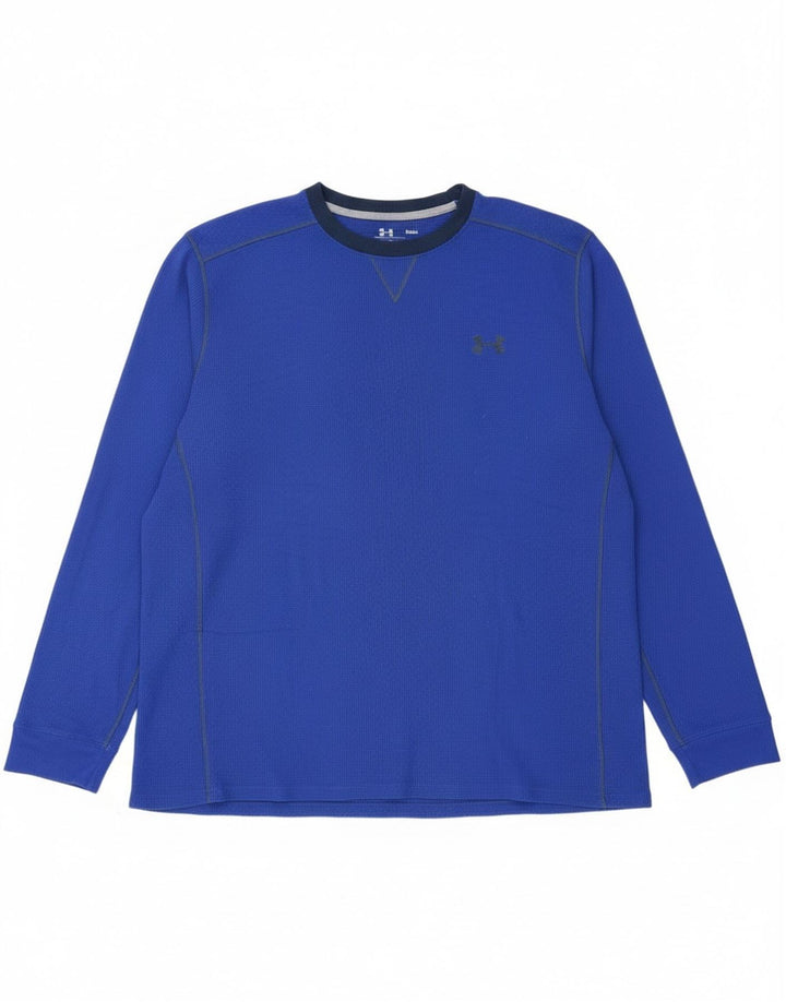 Under Armour Ανδρικό Cold Gear Μακρυμάνικο 2XL Μπλε Πολυεστέρας