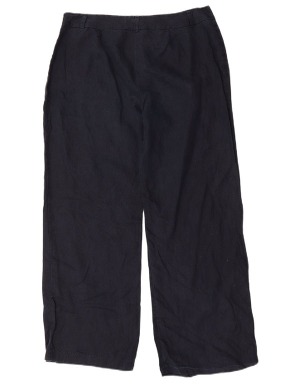 Γυναικεία Casual Παντελόνια Marks & Spencer UK 12 Medium W32 L28 Navy Blue