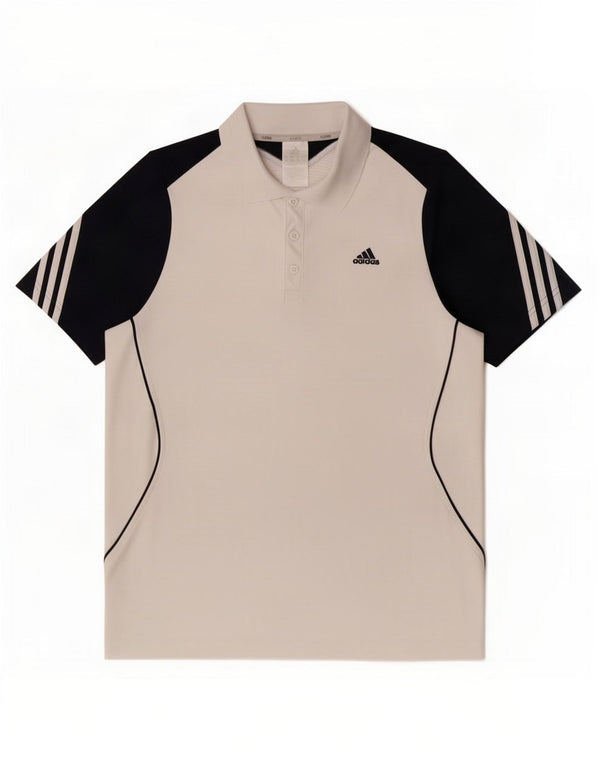 Ανδρικό πουκάμισο Adidas Clima 365 Polo Medium White Colourblock Polyester