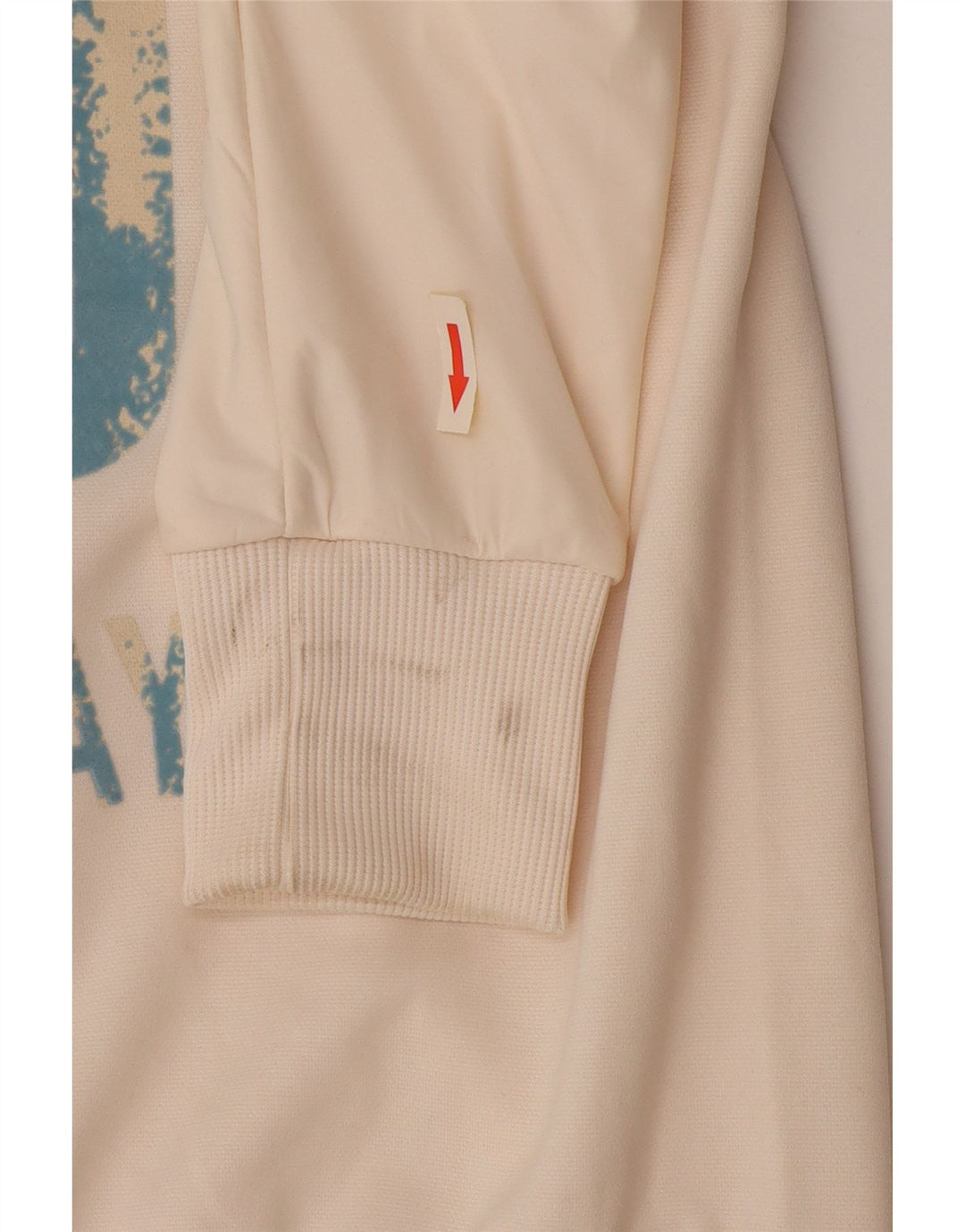Γυναικεία αθλητική φόρμα γραφικών Puma Top Jacket UK 6 XS Λευκός Πολυεστέρας