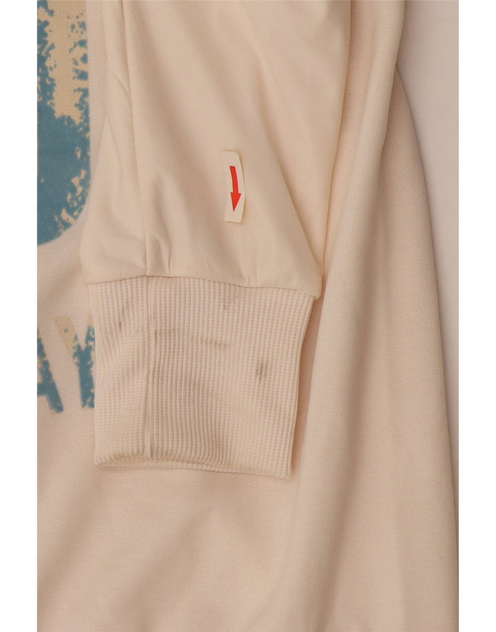 Γυναικεία αθλητική φόρμα γραφικών Puma Top Jacket UK 6 XS Λευκός Πολυεστέρας