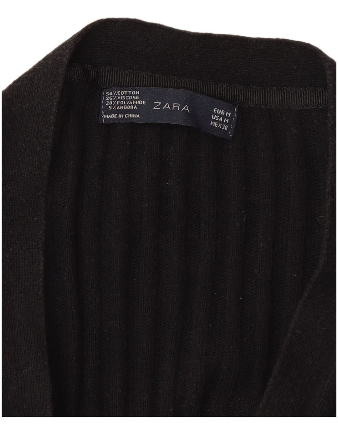 Zara Γυναικείο πουλόβερ UK 12 Medium Black