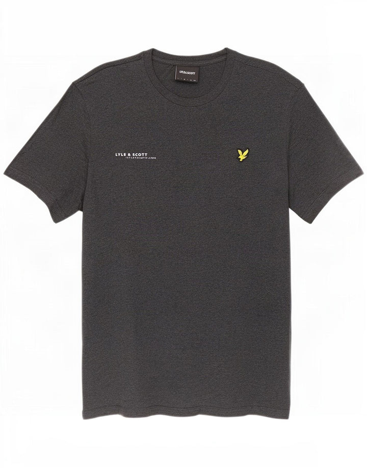 Ανδρικό T-Shirt Lyle & Scott Top Μεσαίο γκρι βαμβακερό