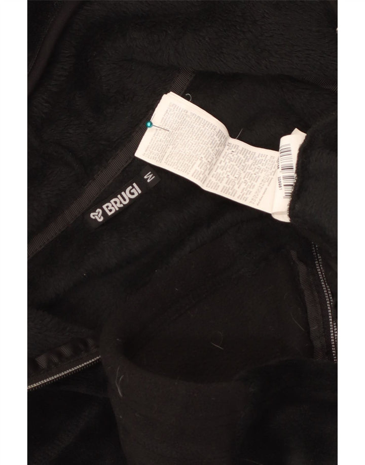 Brugi Γυναικείο Fleece Jacket UK 12 Μεσαίο Μαύρο Πολυεστέρας με κουκούλα