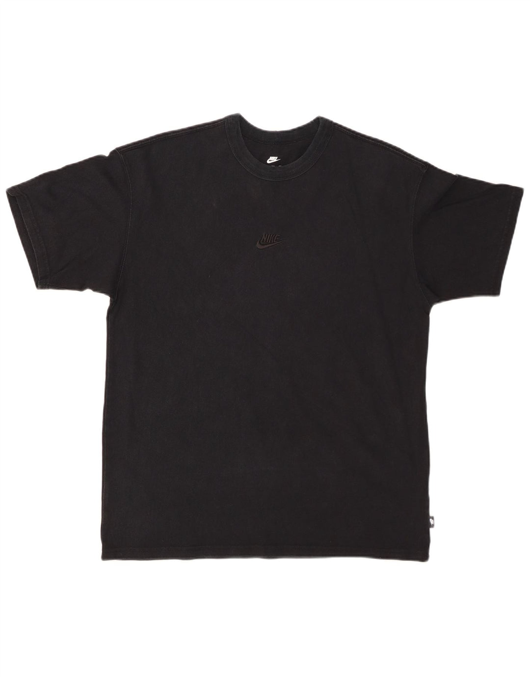 Ανδρικό μπλουζάκι NIKE Loose Fit Top Μεσαίο μαύρο βαμβακερό