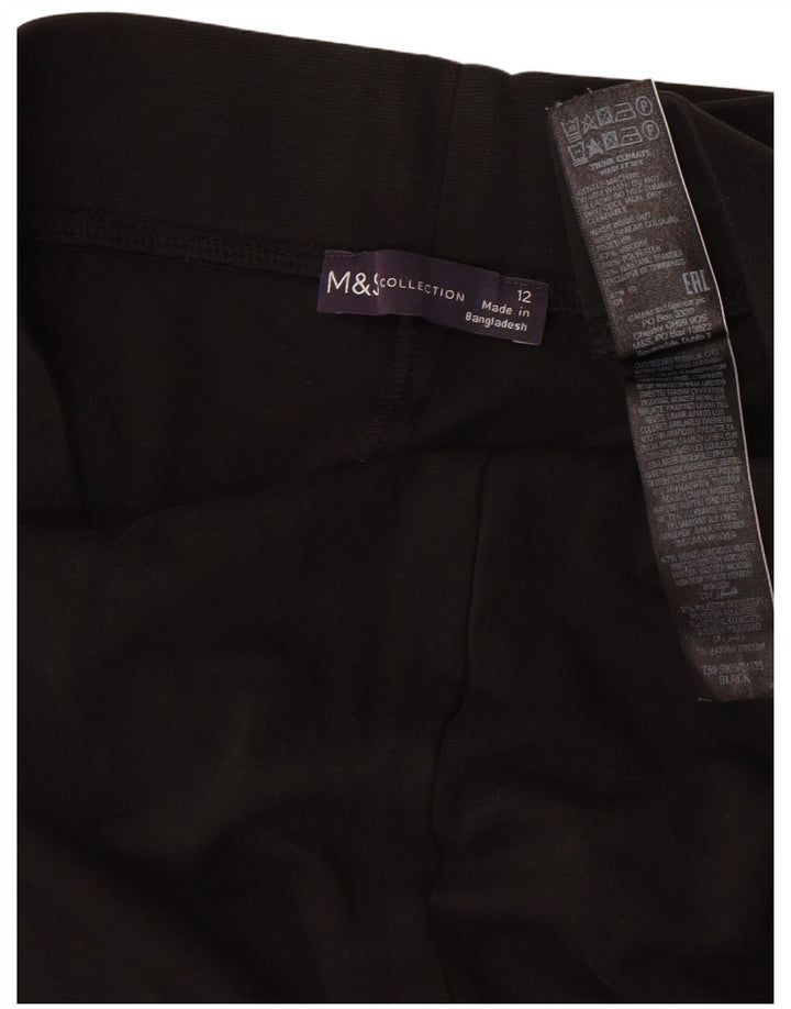 Γυναικεία κολάν Marks & Spencer UK 12 Medium Black Viscose
