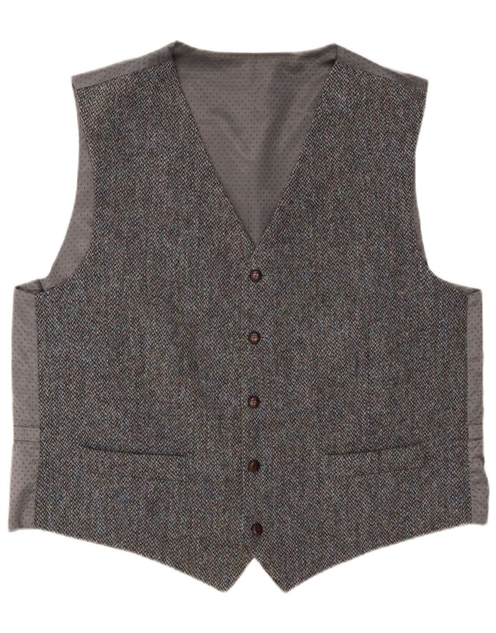 Ανδρικό γιλέκο Harris Tweed 2XL Γκρι νέο μαλλί