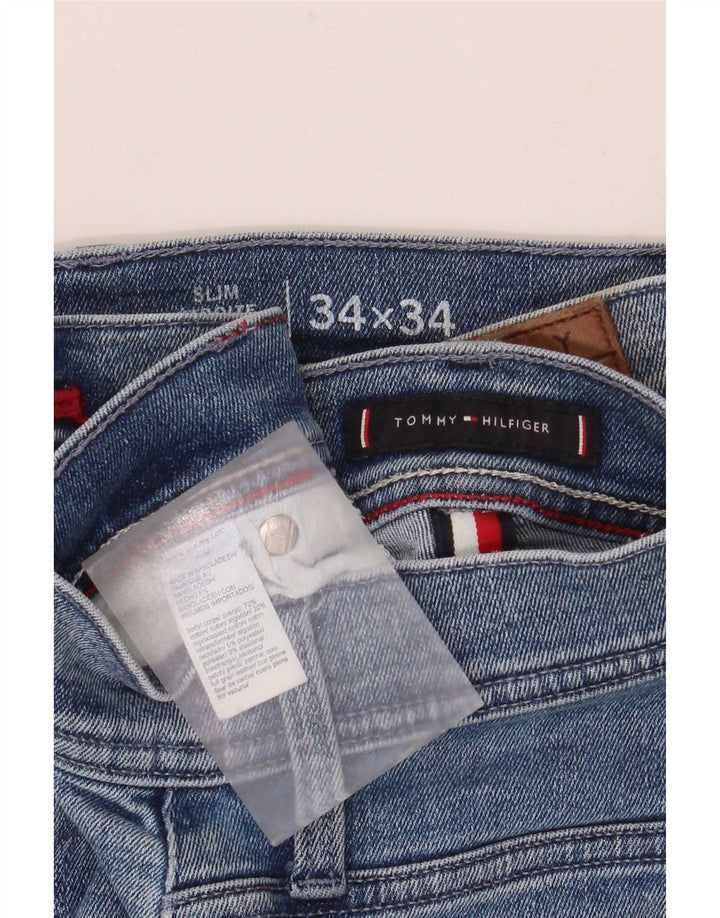 Tommy Hilfiger Ανδρικό Thavar Slim Jeans W34 L34 Blue Cotton