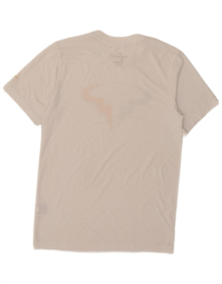Ανδρικό T-Shirt Nike με γραφικό Dri Fit, μικρό λευκό πολυεστέρα