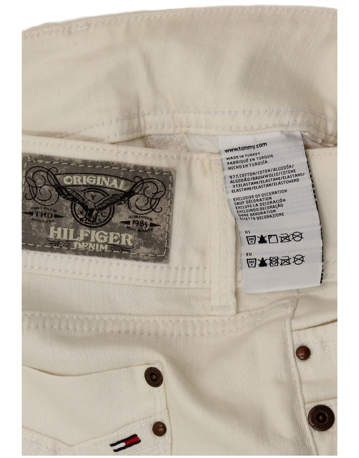 Γυναικεία τζιν φούστα Tommy Hilfiger W28 Μεσαίο λευκό βαμβακερό