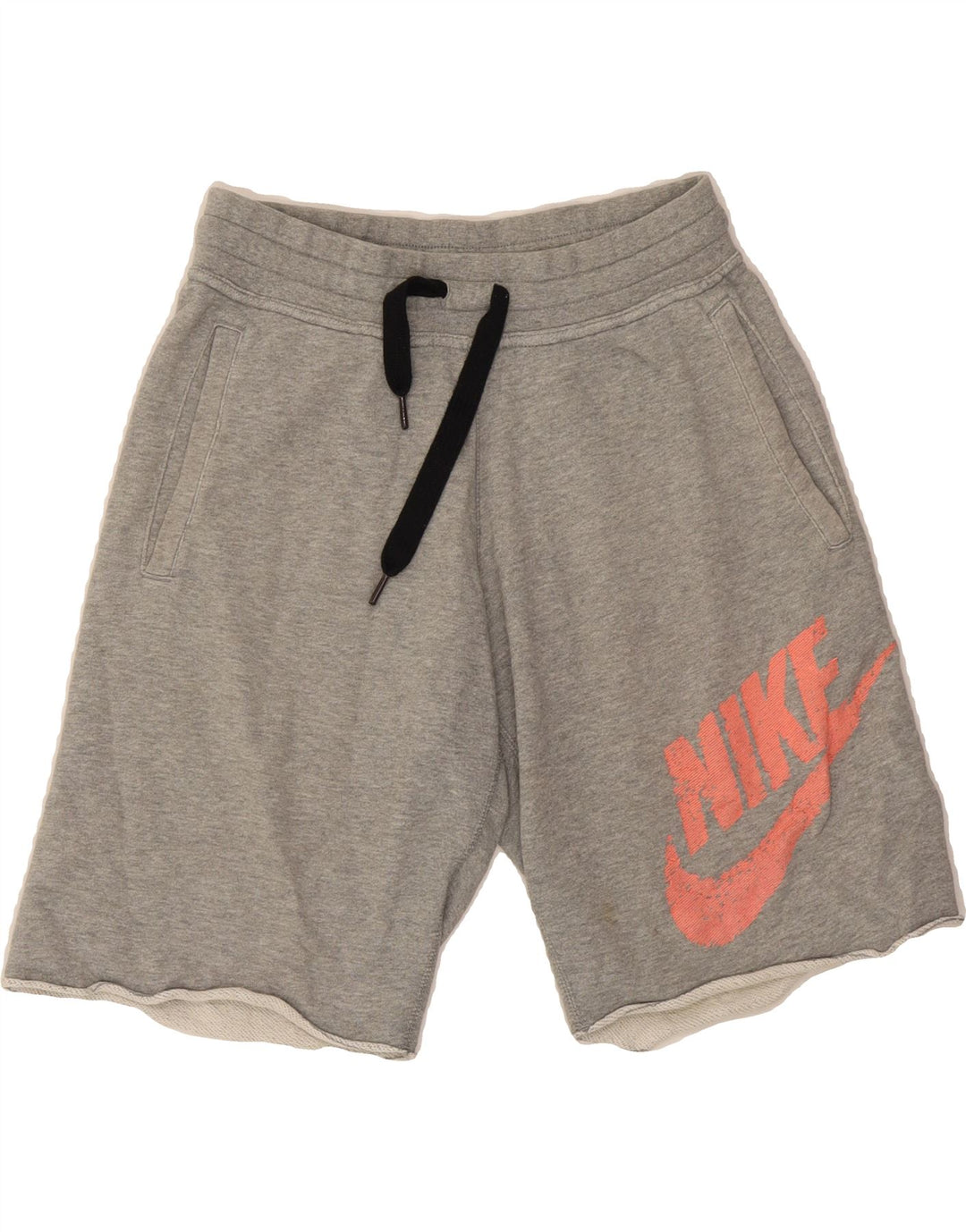 NIKE Mens Graphic Sport Shorts Small  Grey Cotton Vintage Nike and Second-Hand Nike from Messina Hembry 