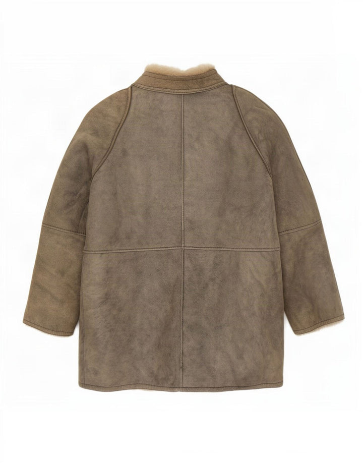 Vintage Γυναικείο Shearling Jacket IT 46 Large Grey