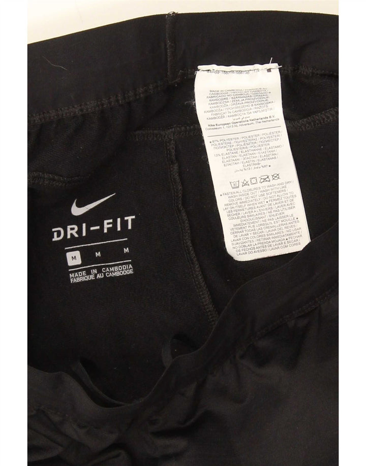 Ανδρικές φόρμες Nike Dri Fit Παντελόνια μεσαίου μαύρου πολυεστέρα