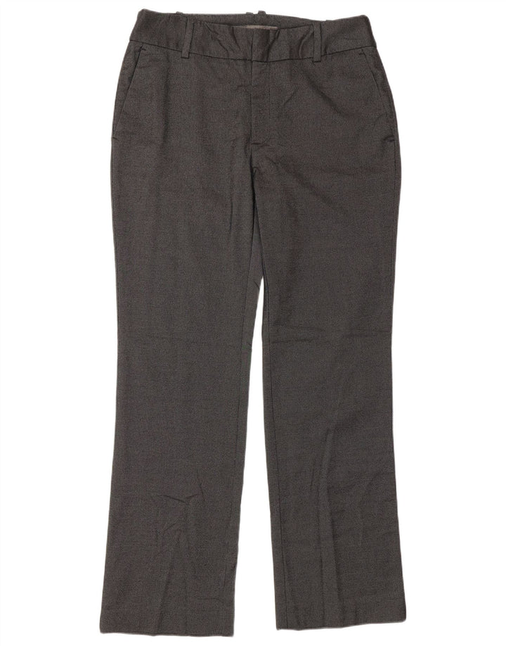 Zara γυναικείο ίσιο παντελόνι EU 38 Small W28 L30 Grey Polyester