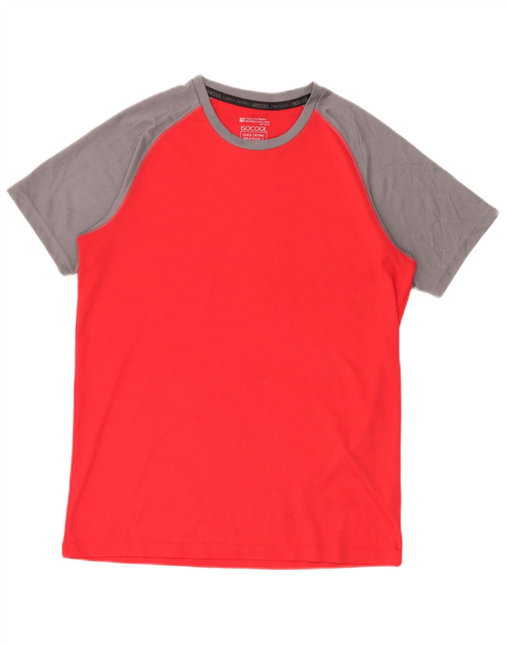 Ανδρικό T-Shirt Mountain Warehouse IsoCool Top Medium Red Colourblock