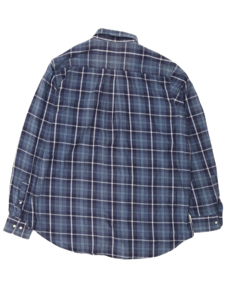 Ανδρικό φανελένιο πουκάμισο Kappa 2XL Navy Blue Check