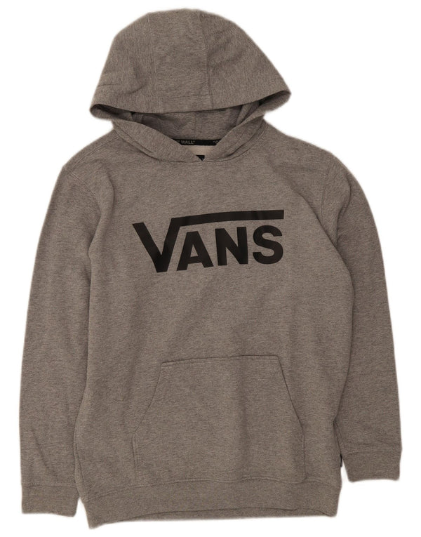 Vans Womens Graphic Hoodie Jumper UK 18 XL Γκρι βαμβακερό