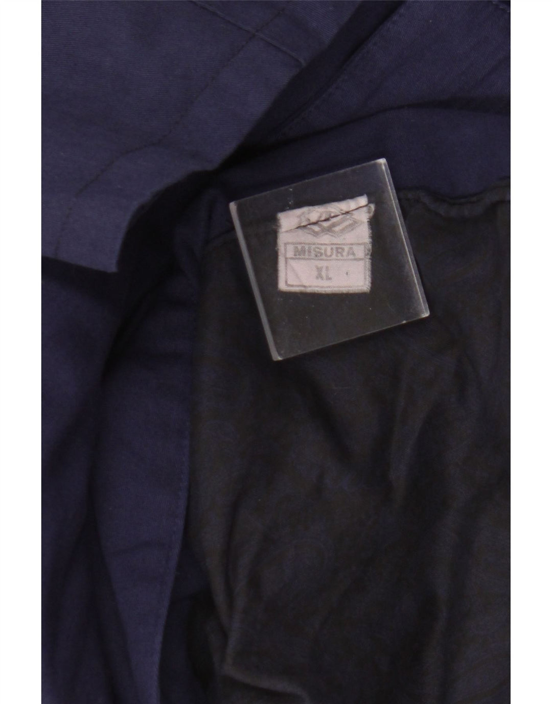 Ανδρικό μπουφάν με 2 κουμπιά 3/4 μανίκια UK 42 XL Navy Blue Cotton