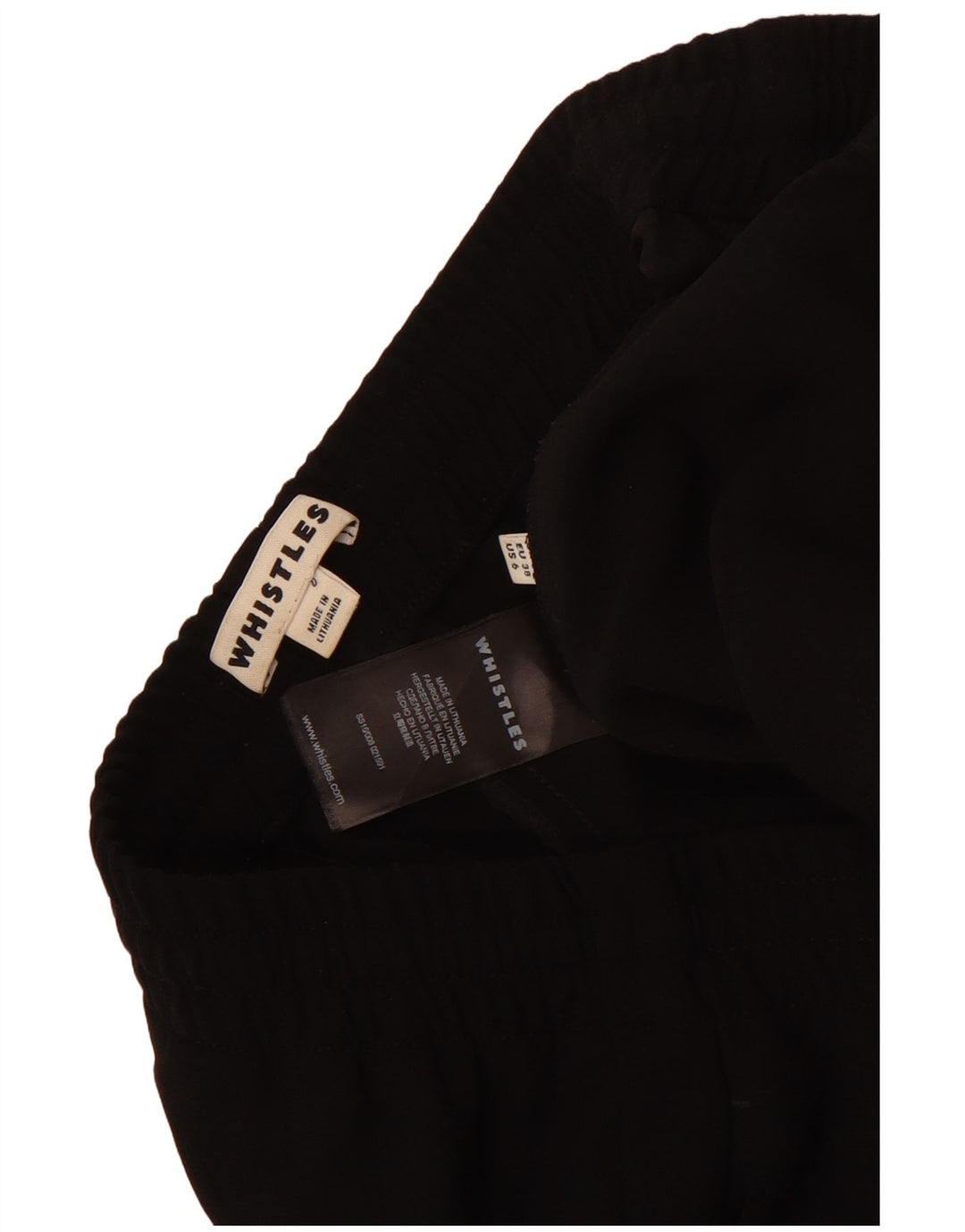 Whistles Γυναικεία αθλητική φόρμα παντελόνι Joggers UK 10 Small Black Polyester