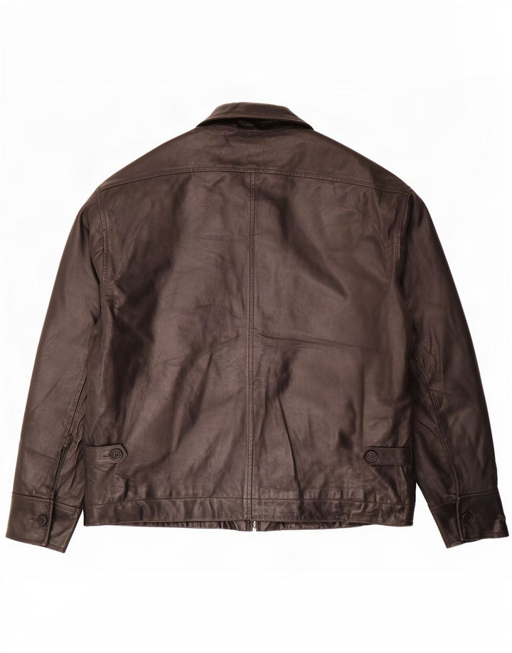 Paul Smith Ανδρικό Δερμάτινο Μπουφάν UK 42 XL Μαύρο