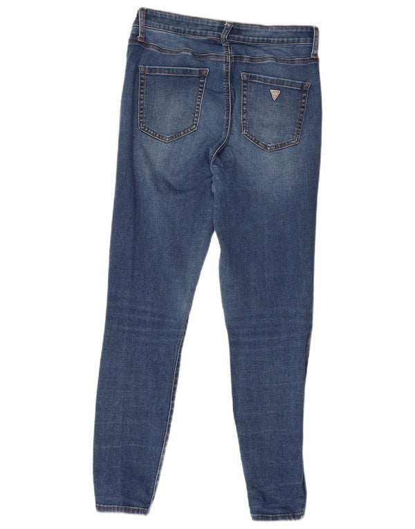 Guess Γυναικείο Sculpt Ψηλόχρωμο Skinny Jeans W32 L27 Μπλε βαμβακερό