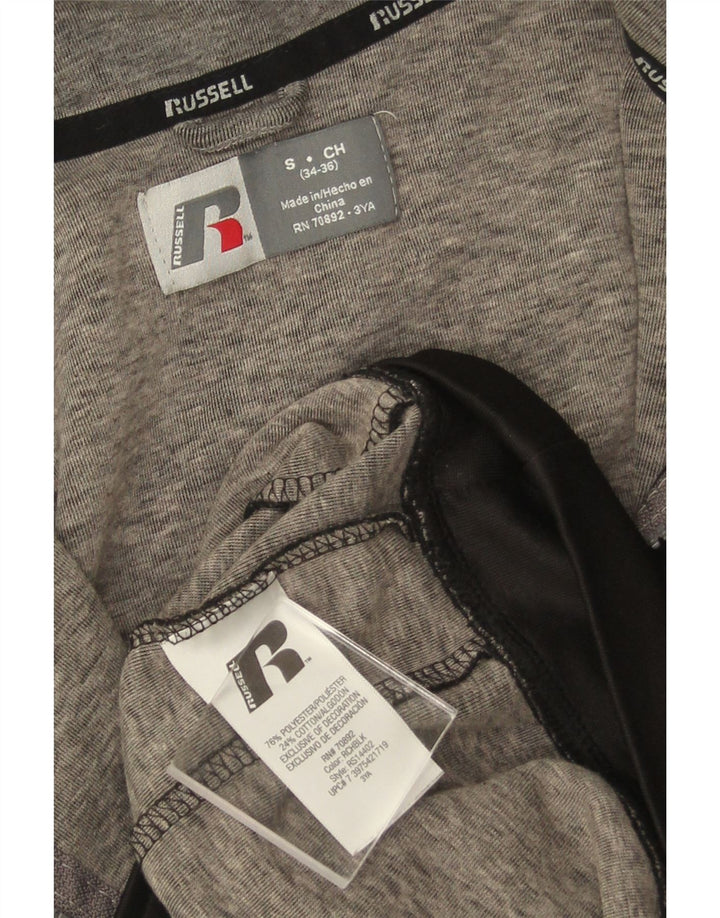 Russell Αθλητική ανδρική φόρμα αθλητικής φόρμας Top Jacket Small Black Polyester