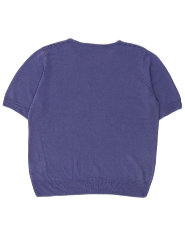 Marks & Spencer Γυναικείο πουλόβερ με λαιμόκαυστο UK 14 Medium Purple