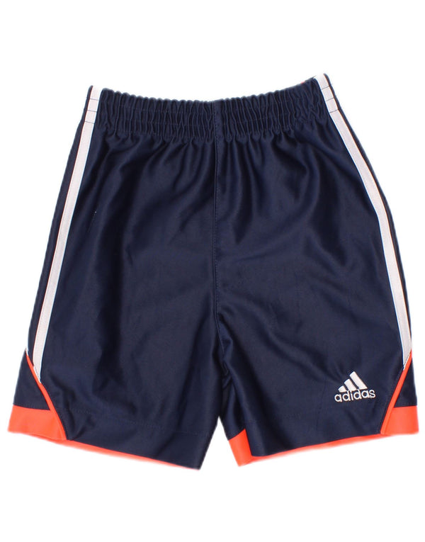 Αθλητικά σορτς Adidas Baby Boys 18-24 μηνών Navy Blue Colorblock Πολυεστέρας