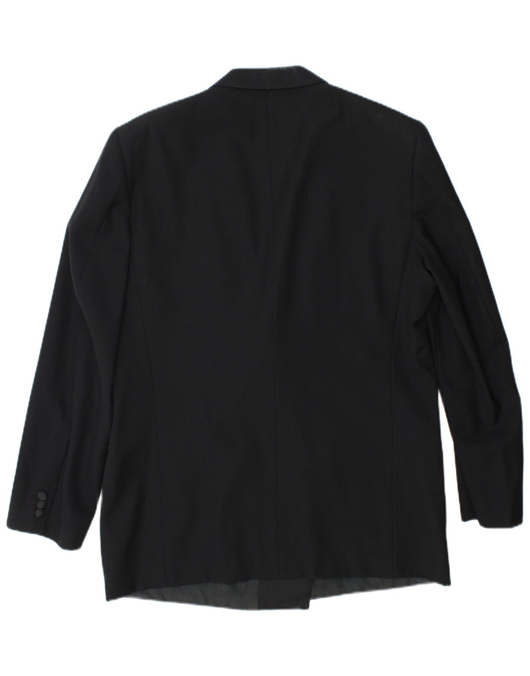 Egon Von Furstenberg Ανδρικό UK 40 Large W32 L32 Μαύρο παρθένο μαλλί