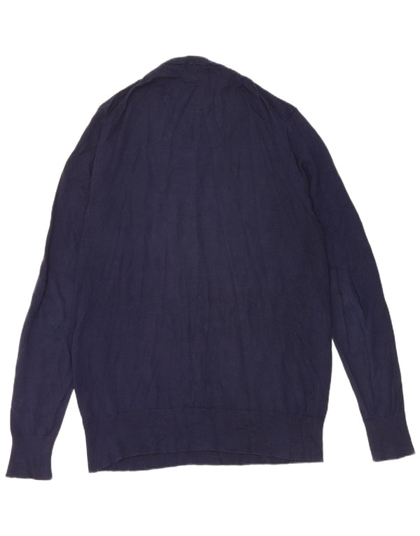 John Lewis Γυναικείο πουλόβερ με λαιμόκαυμα UK 16 Large Navy Blue