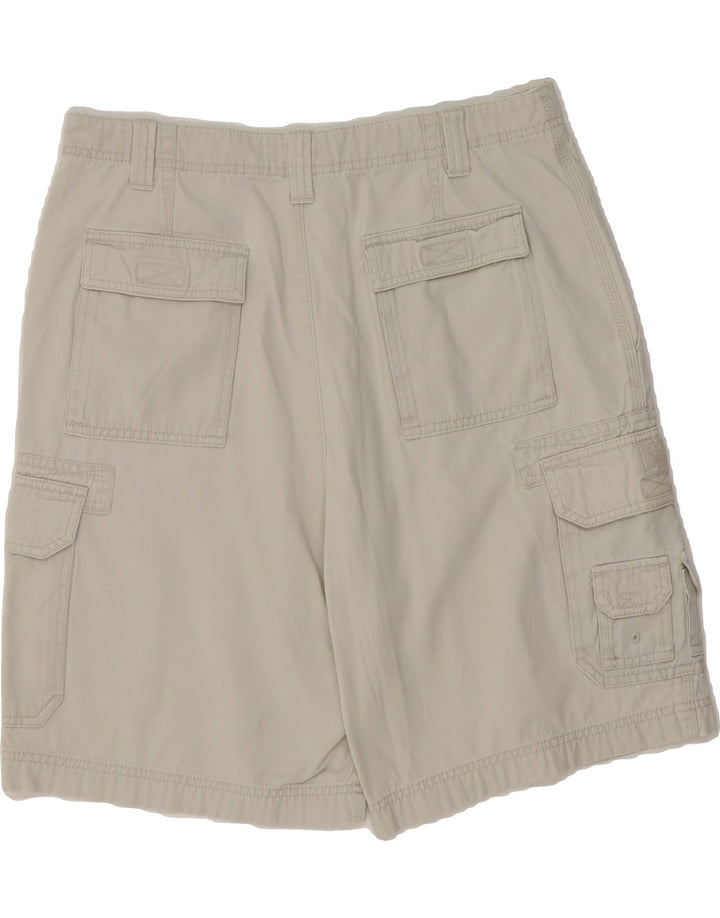 IZOD Mens Cargo Shorts W34 Large Grey Cotton Vintage Izod and Second-Hand Izod from Messina Hembry 